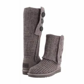 {1016555-grey} uggs women's classic cardy - grey *new* 100% authentic