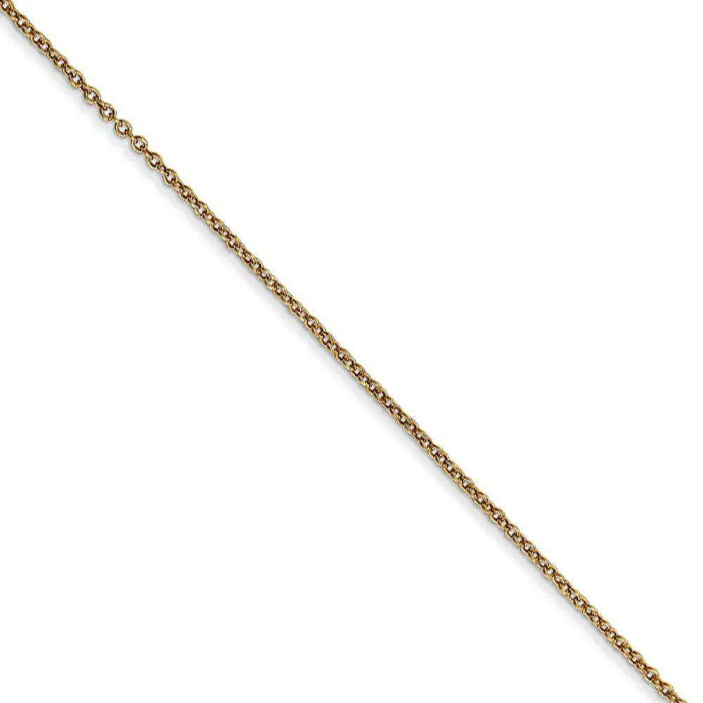 14k Yellow Gold Basketball Hoop and Backboard Necklace