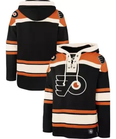 '47 Men's NHL Philadelphia Flyers Superior Lacer Pullover Hoodie