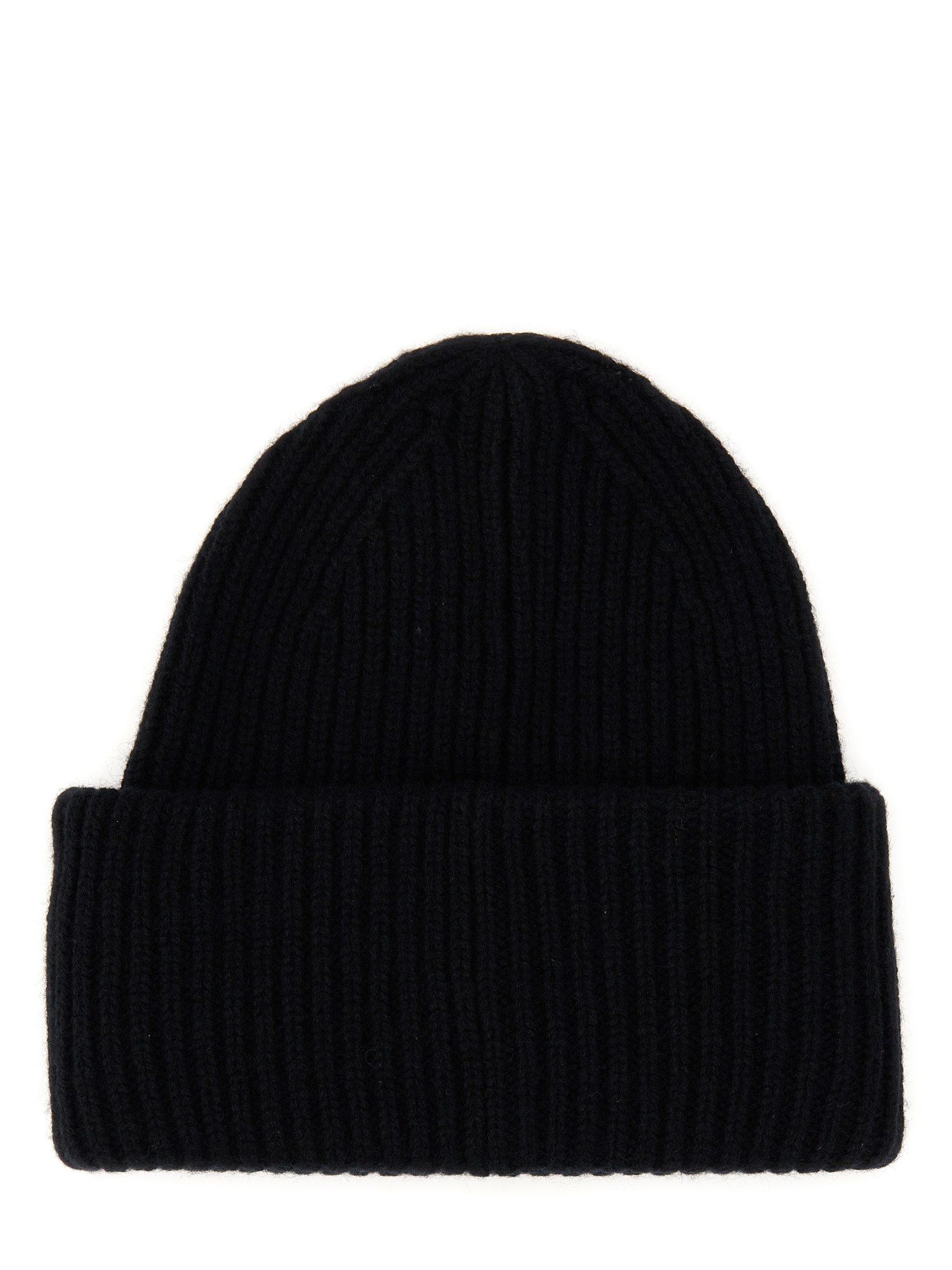 ACNE STUDIOS    CHUNKY BEANIE HAT WITH BIG FACE PATCH