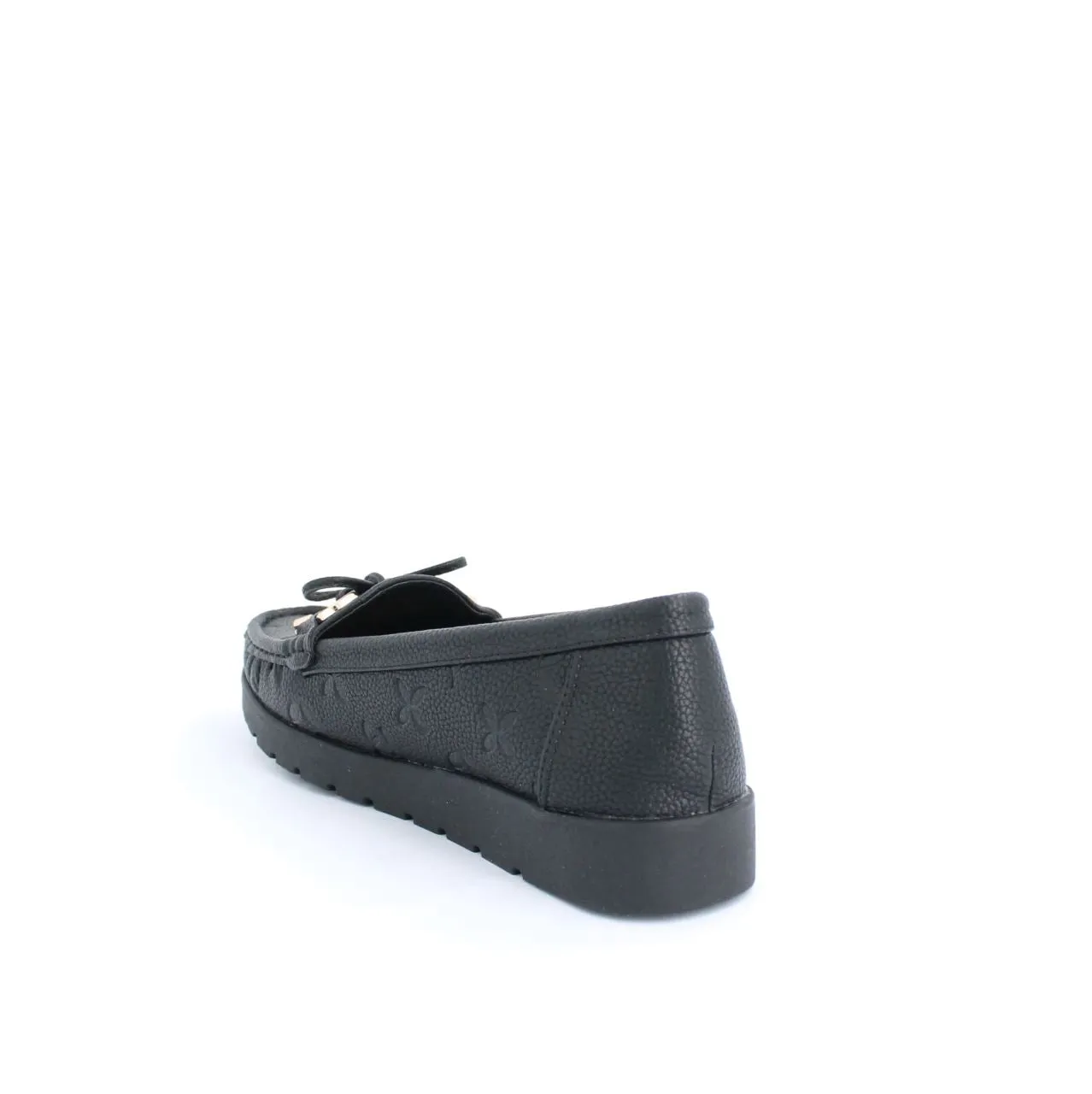 ADELA MOCCASINS FLAT - BLACK