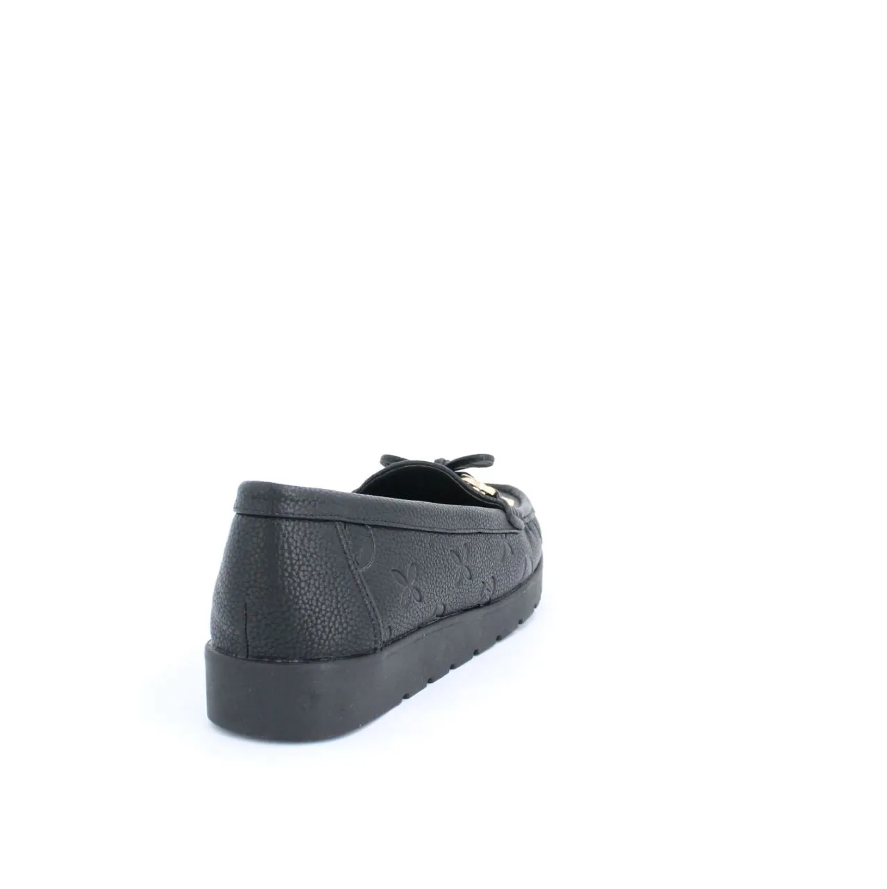 ADELA MOCCASINS FLAT - BLACK