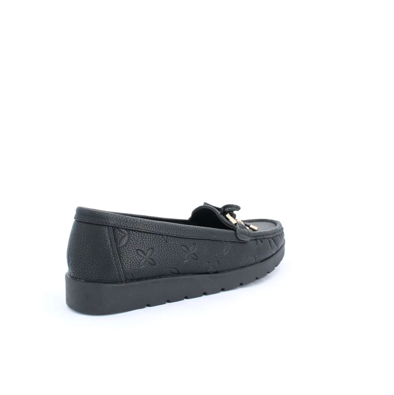 ADELA MOCCASINS FLAT - BLACK