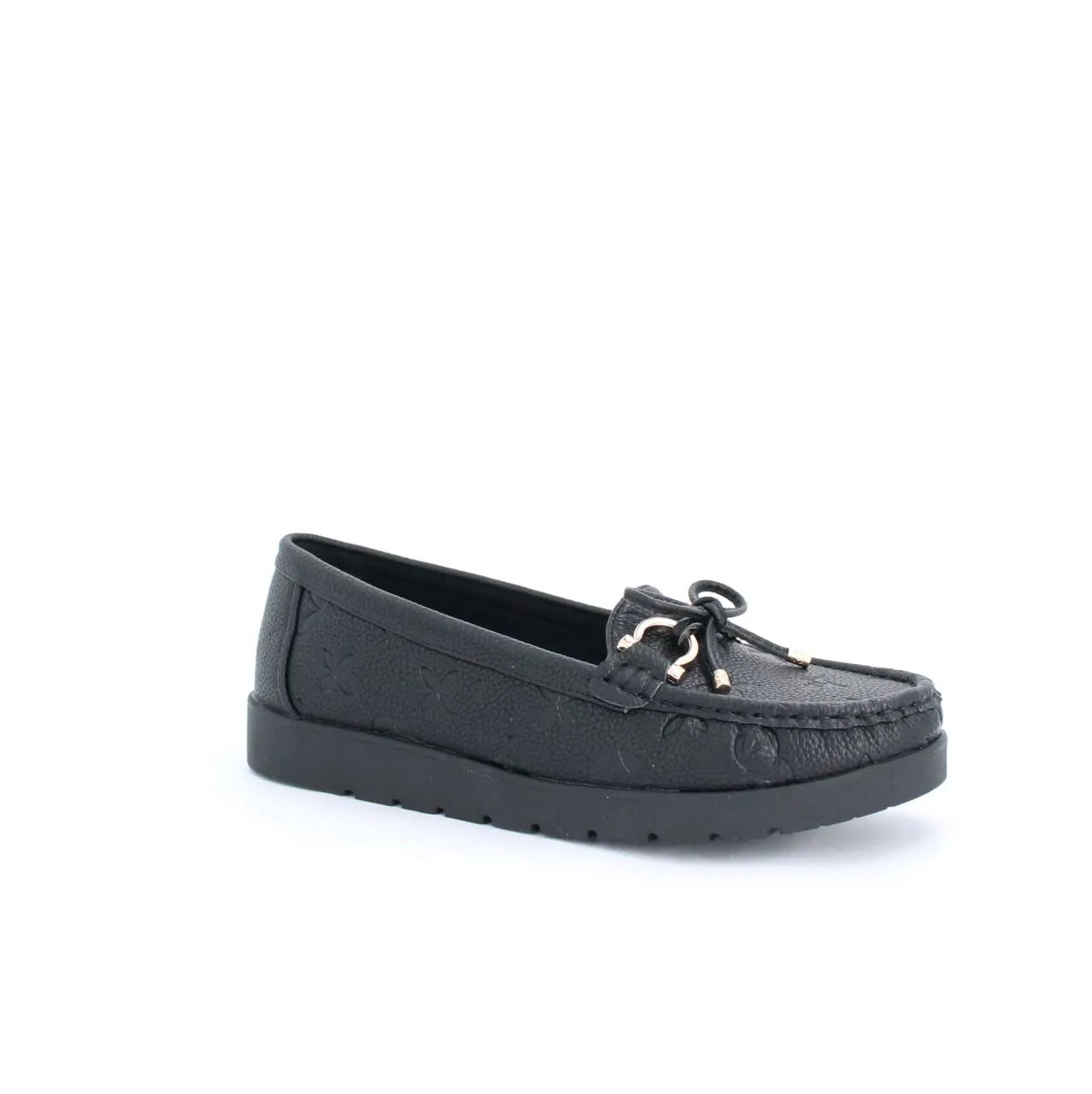 ADELA MOCCASINS FLAT - BLACK