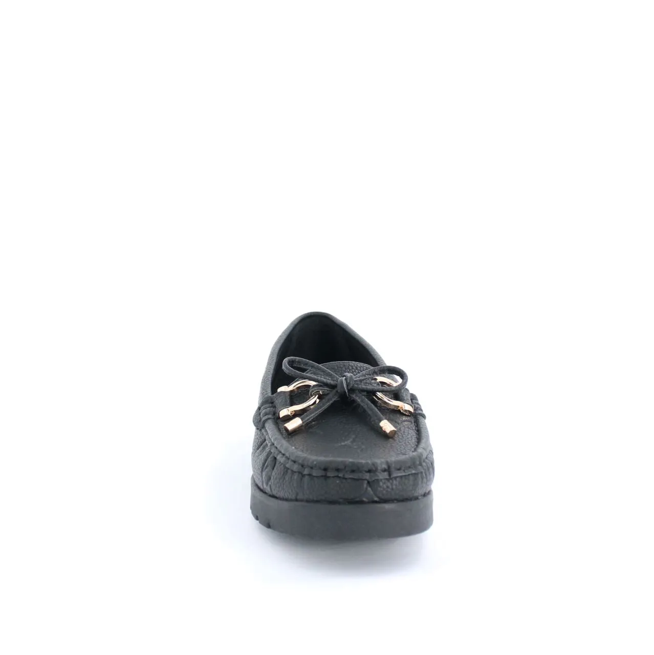 ADELA MOCCASINS FLAT - BLACK