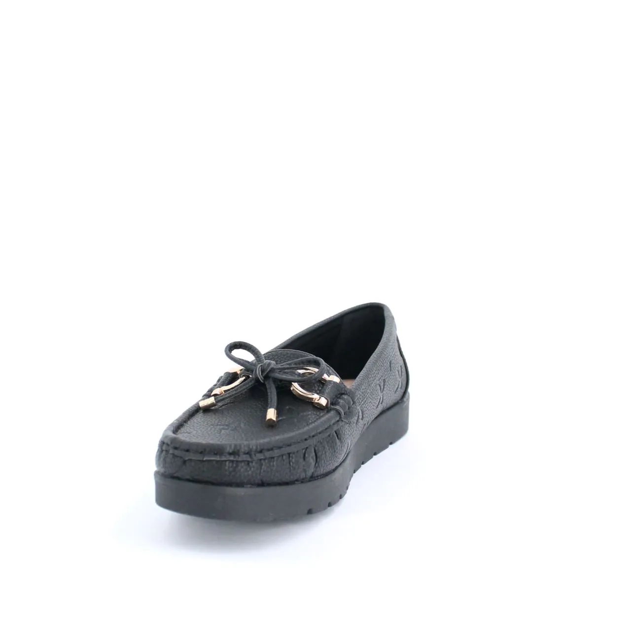 ADELA MOCCASINS FLAT - BLACK