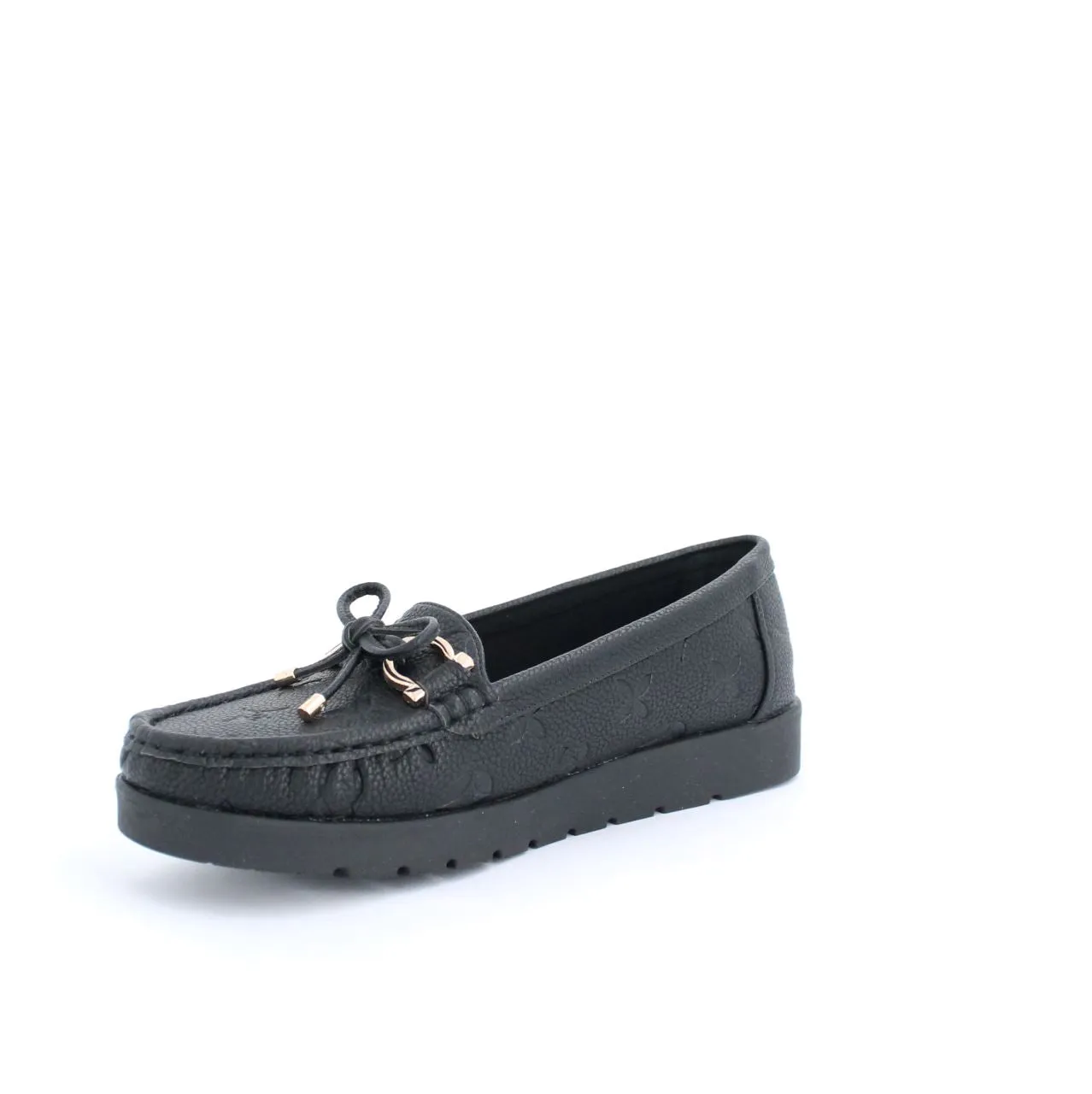 ADELA MOCCASINS FLAT - BLACK