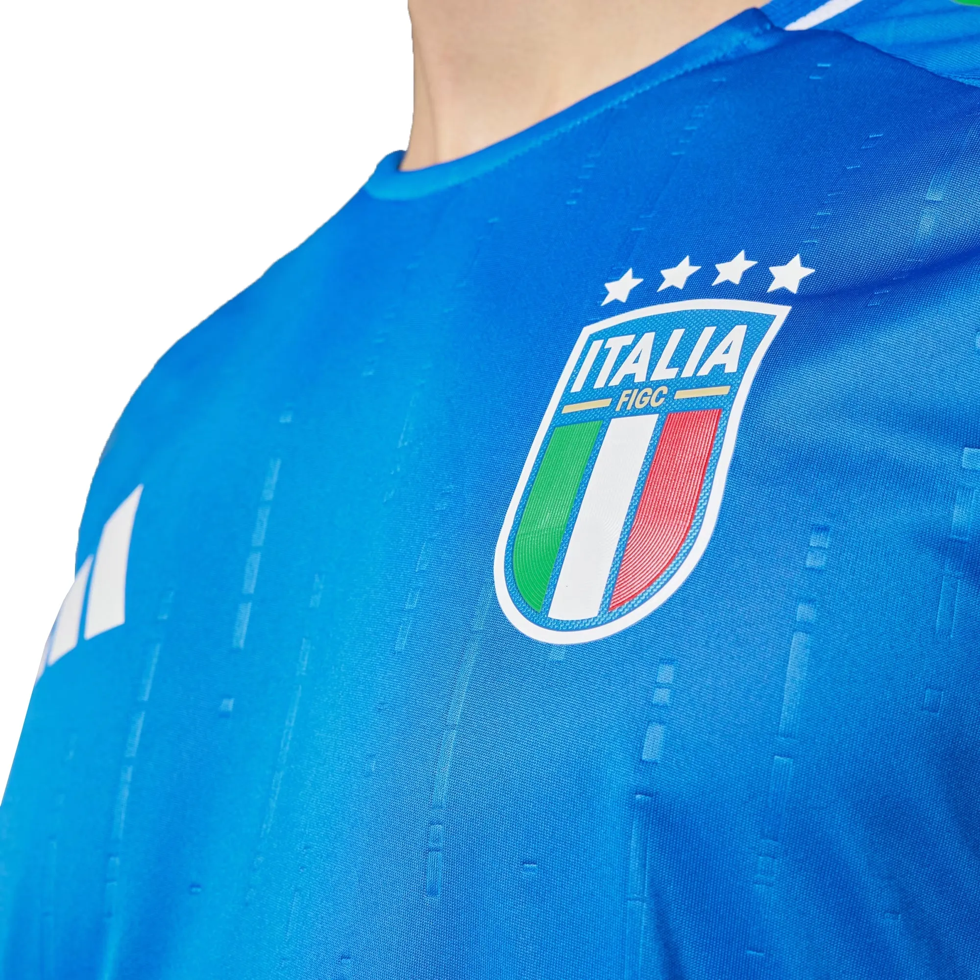 adidas Men's Italy 2024/25 Home Authentic Jersey Blue