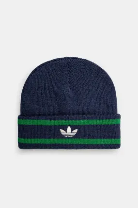 adidas Originals beanie Beanie navy blue color JL9569