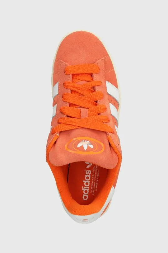 adidas Originals suede sneakers orange color