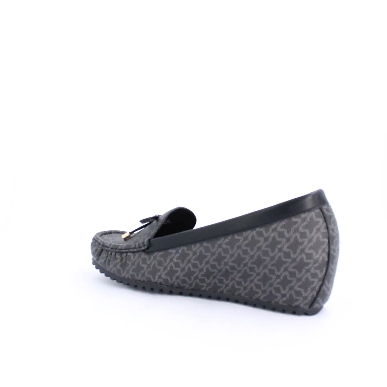 ANON MOCCASINS WEDGE  - BLACK