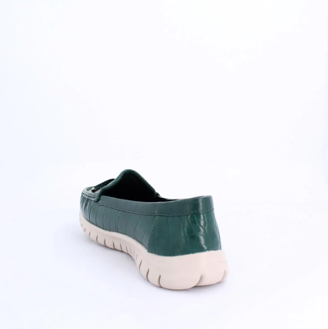 ARELLA MOCCASINS  FLAT - GREEN