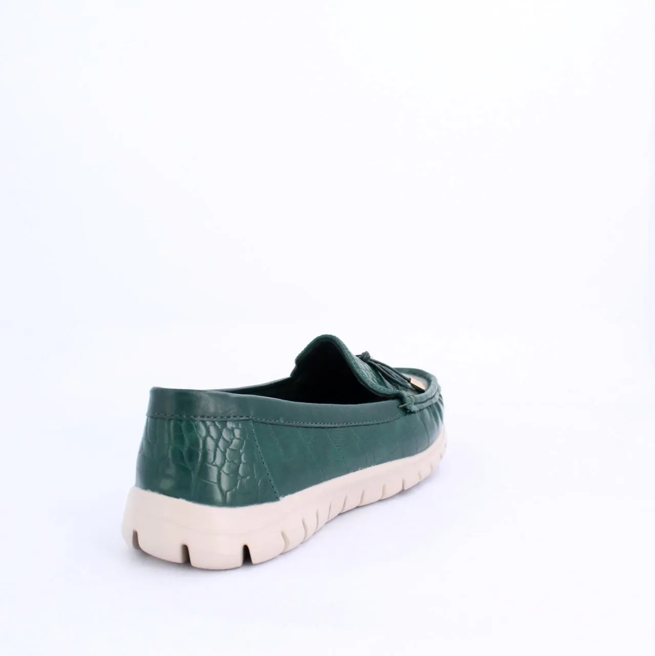 ARELLA MOCCASINS  FLAT - GREEN