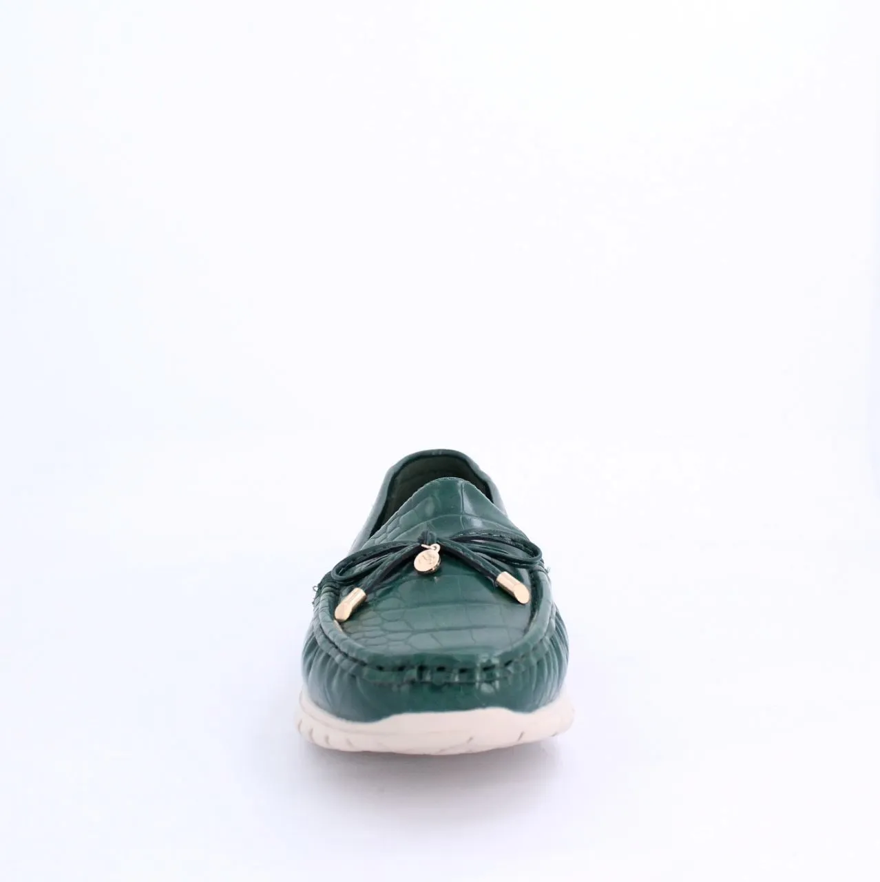 ARELLA MOCCASINS  FLAT - GREEN