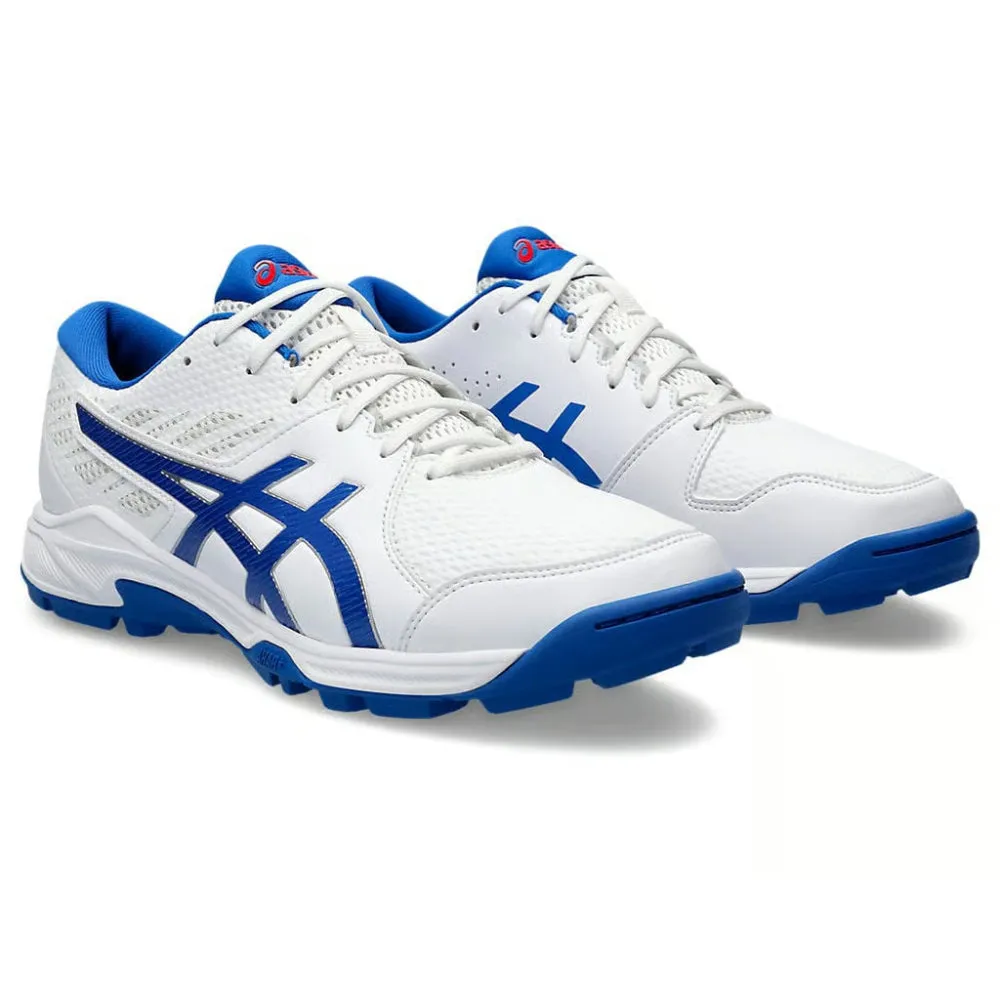 ASICS Men's Gel-Peake 2 Cricket Shoe (White/Tuna Blue)