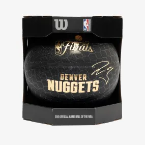 Autographed 2023 NBA Finals Denver Nuggets Championship Basketball