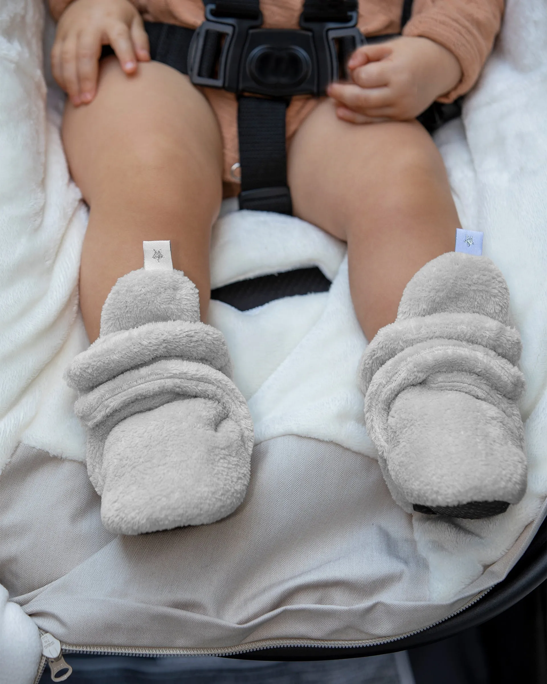 Baby Bootie Slippers - Plush