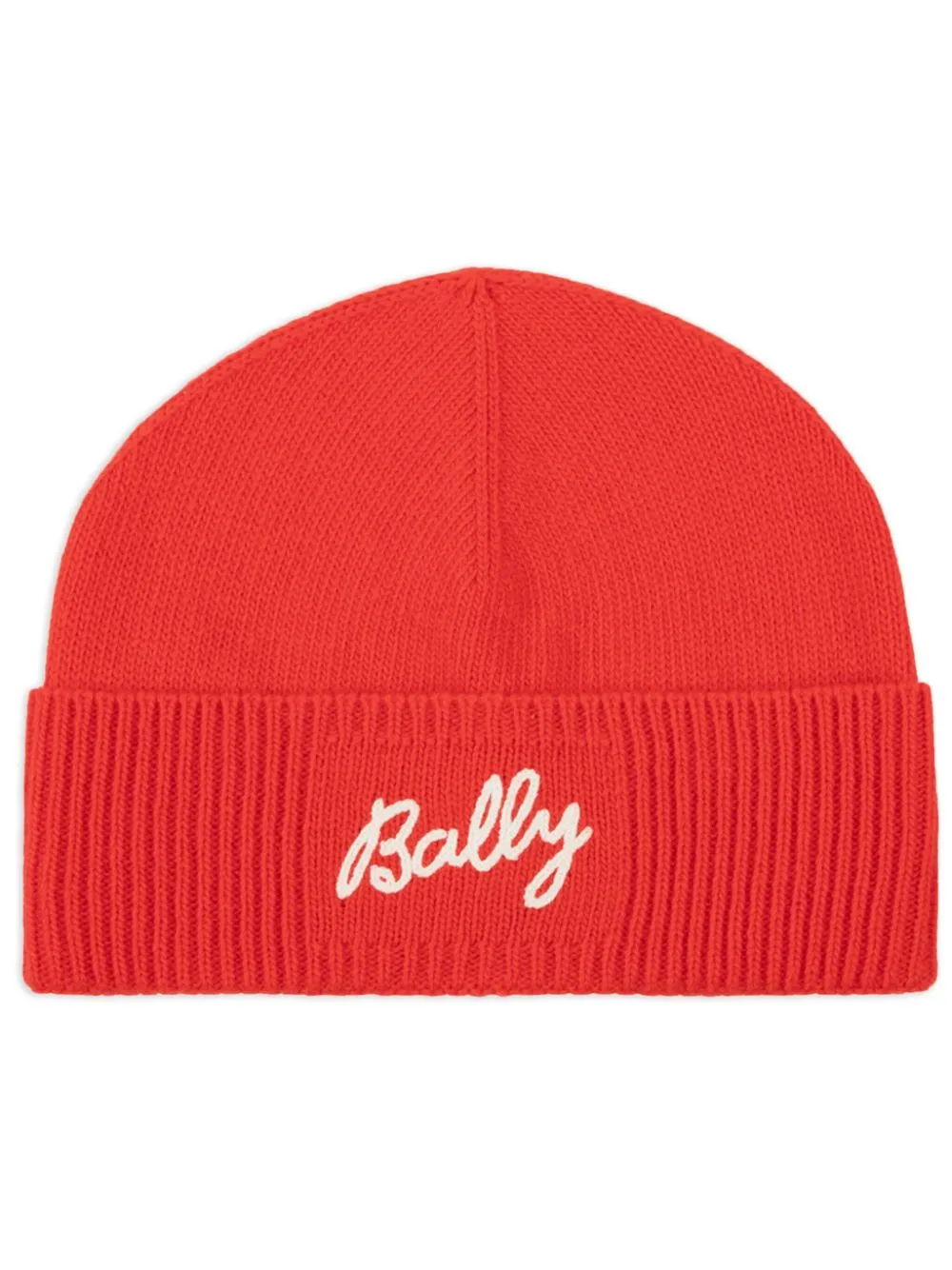 Bally logo-embroidered beanie