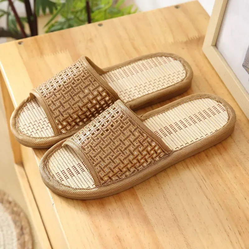 Bamboo slippers indoor thickened softwood floor