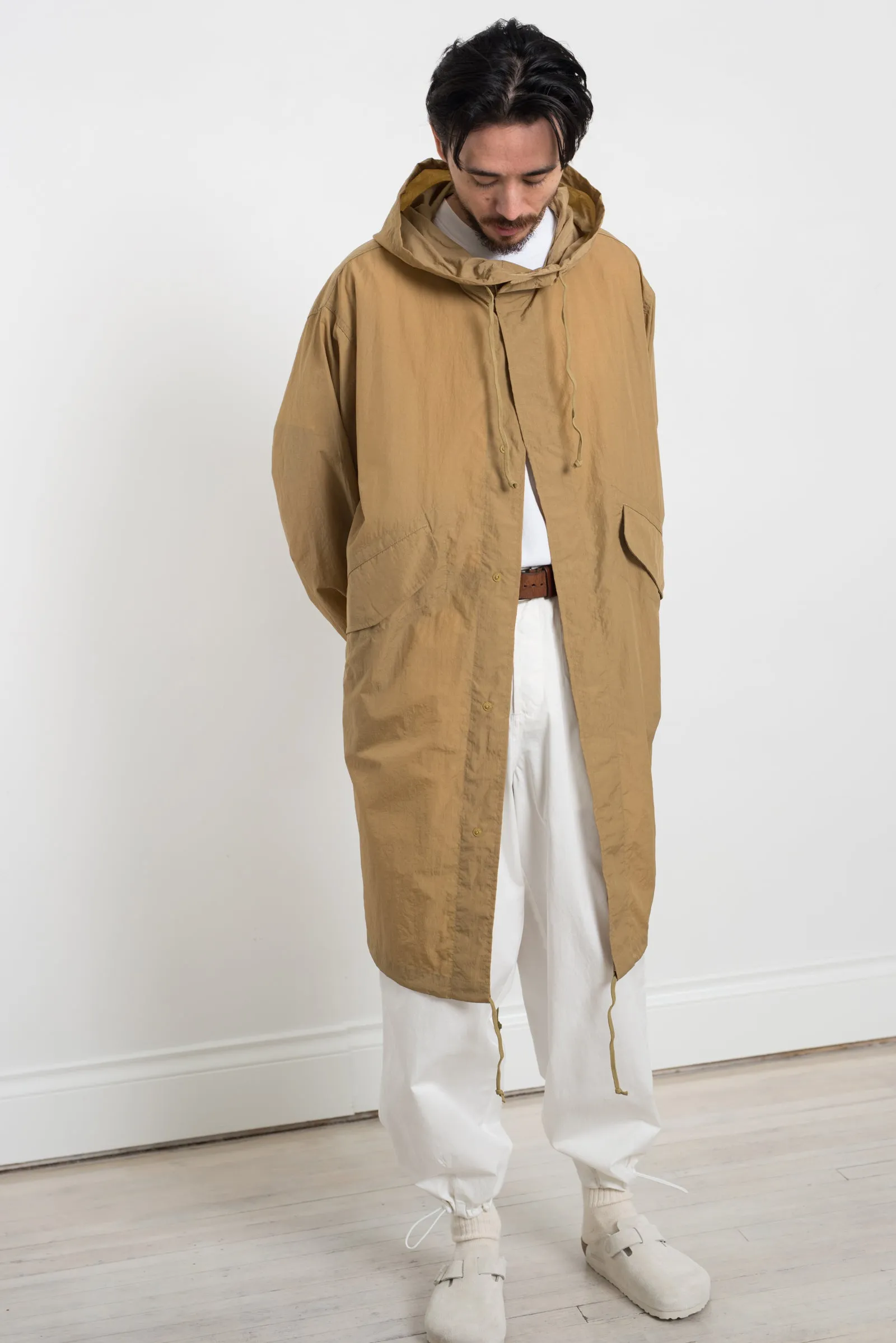 Beach Parka Recycled Nylon Tech Sand