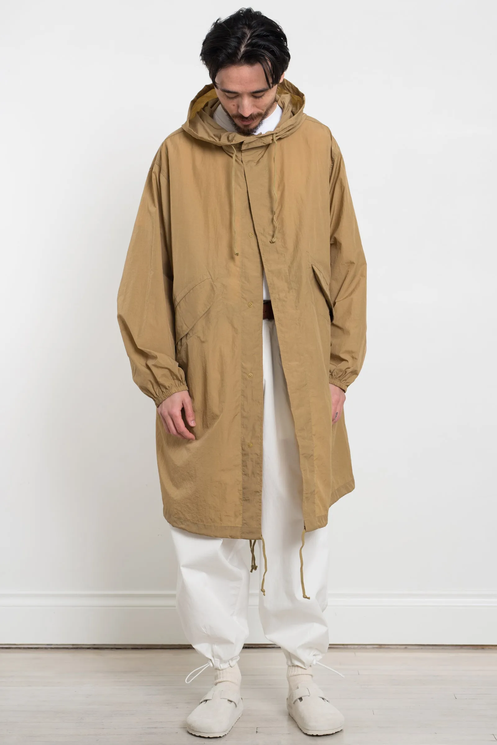 Beach Parka Recycled Nylon Tech Sand