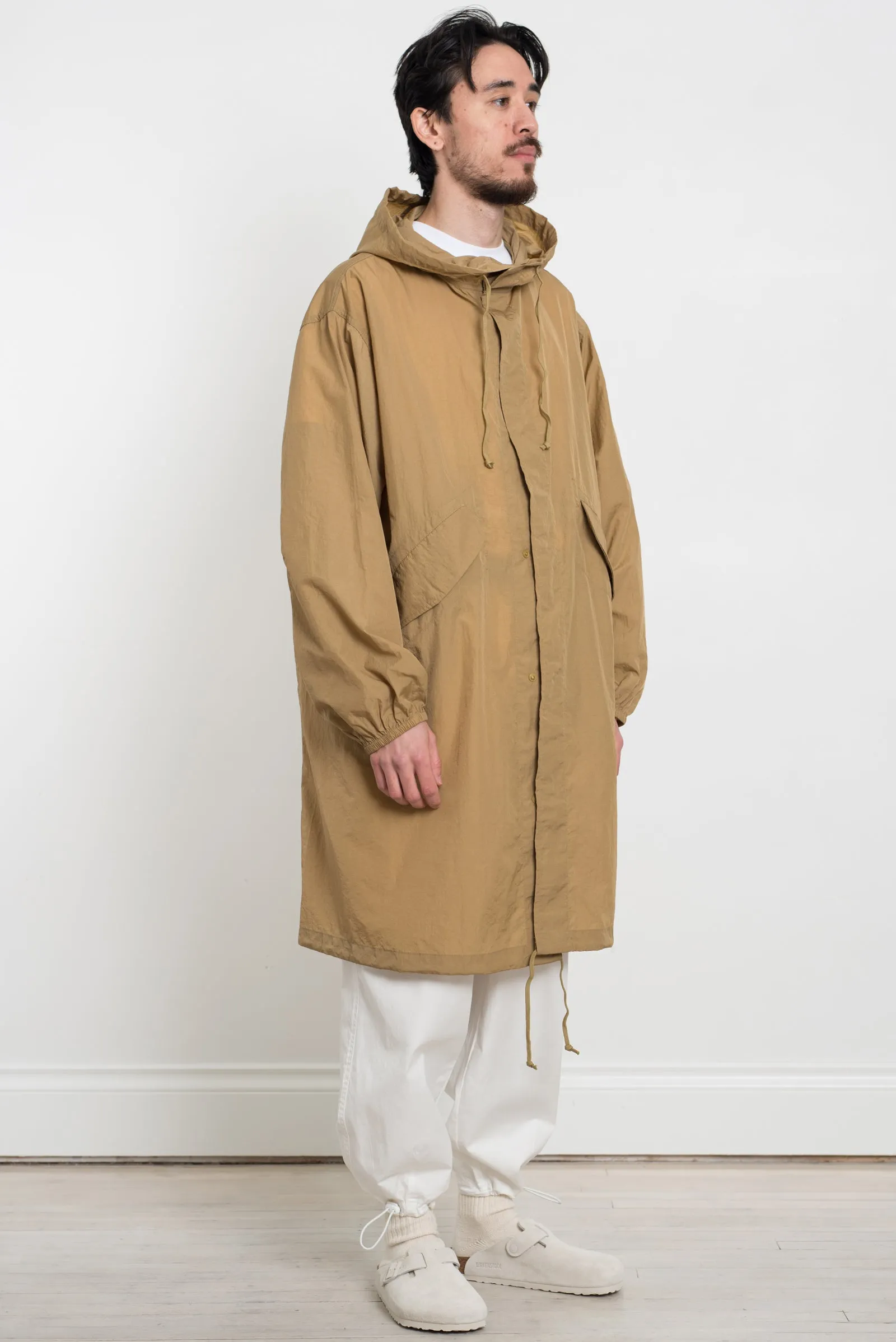 Beach Parka Recycled Nylon Tech Sand