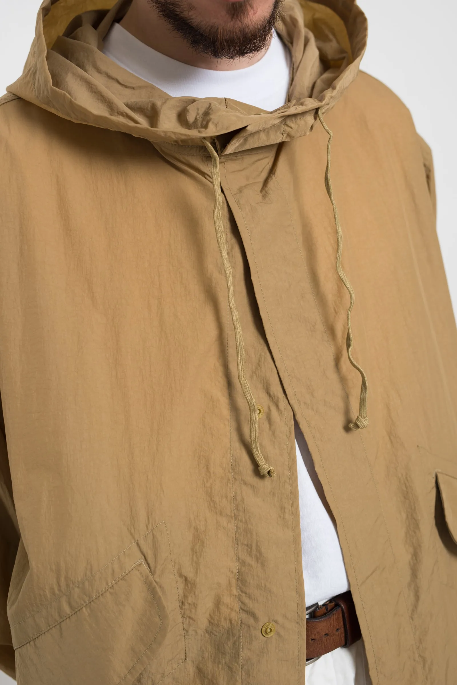 Beach Parka Recycled Nylon Tech Sand