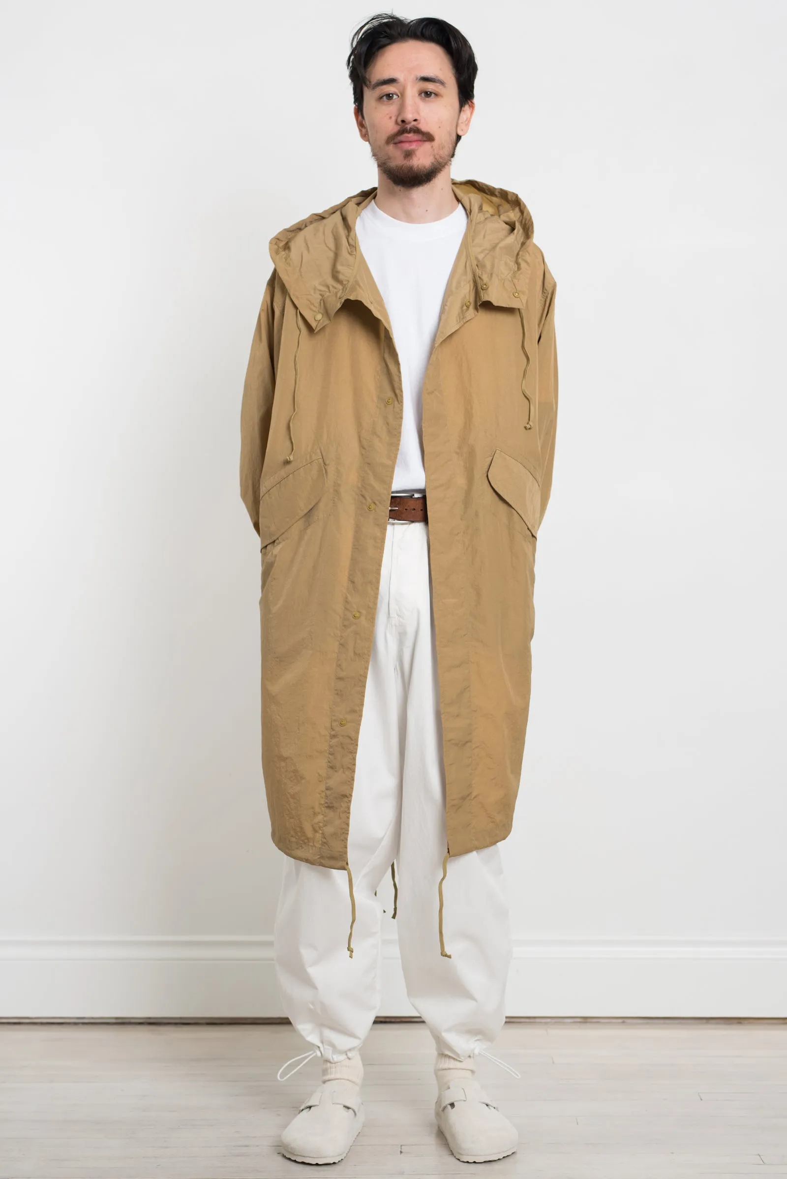 Beach Parka Recycled Nylon Tech Sand