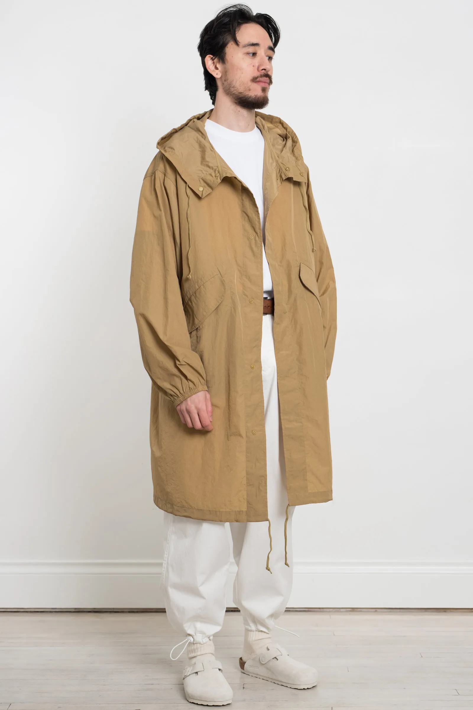 Beach Parka Recycled Nylon Tech Sand