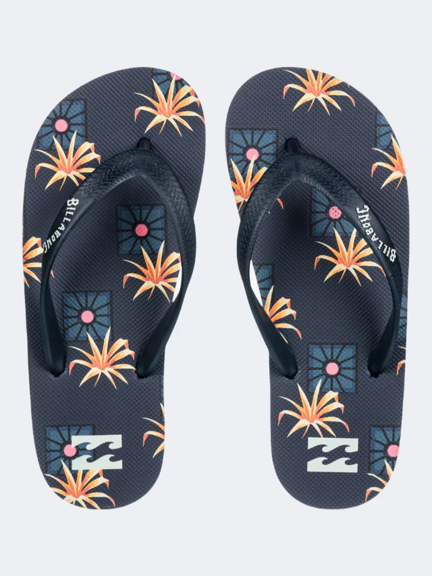 Billabong Tides Boys Beach Slippers Dark Navy