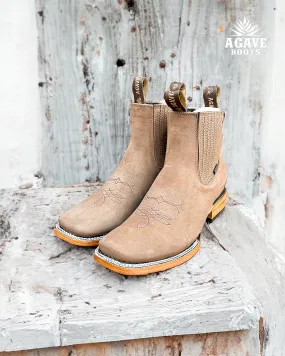 BOTIN / ANKLE BOOT / CHELSEA BOOT SAND | MEN SQUARE TOE WESTERN BOTIN