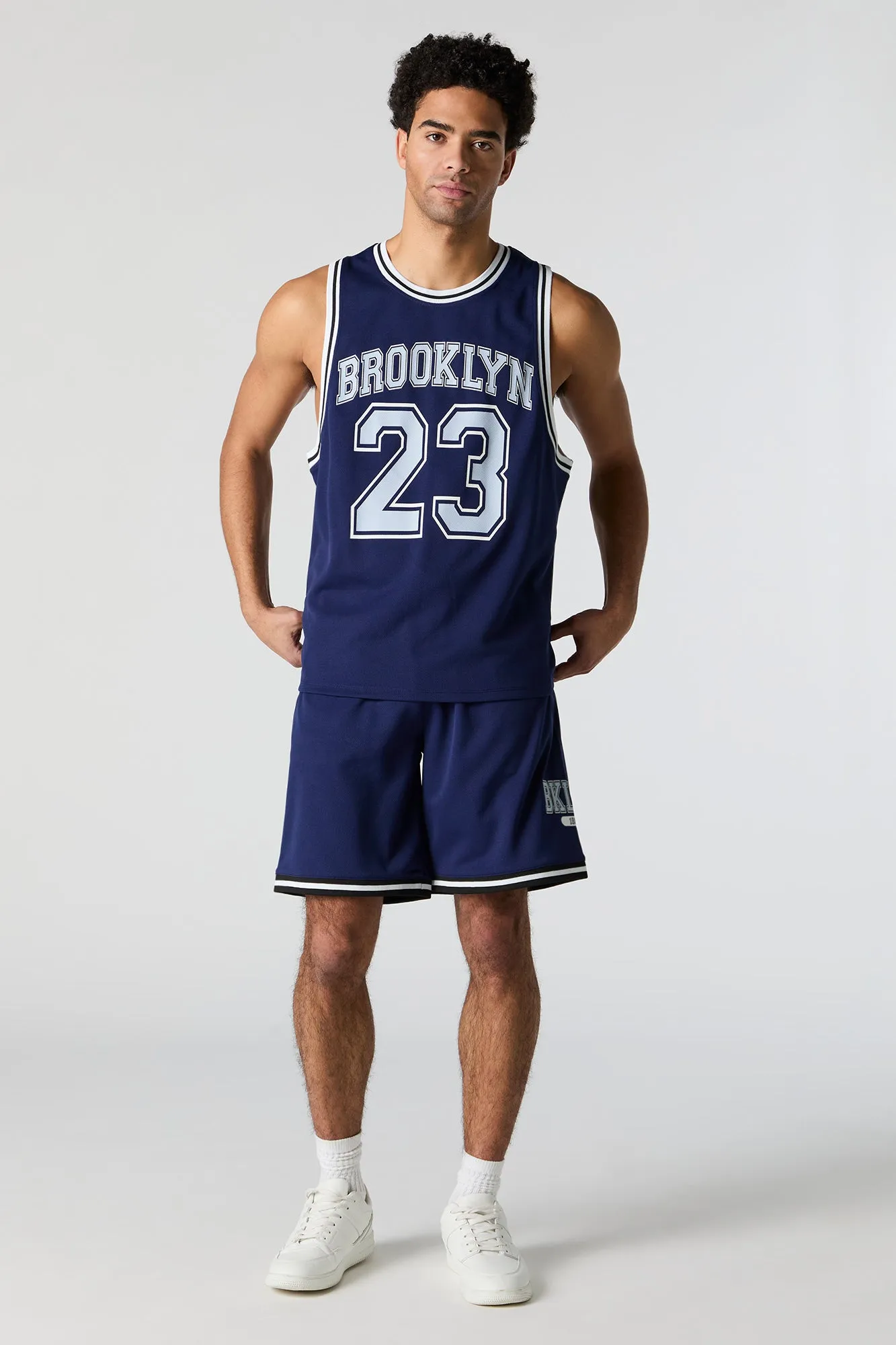 Brooklyn Graphic Mesh Basketball Jersey