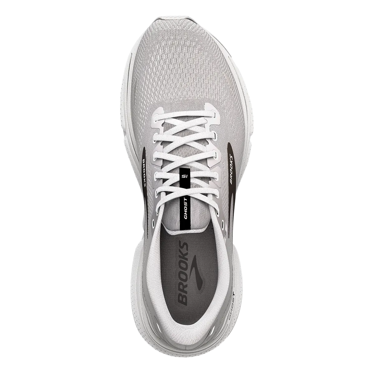 Brooks Ghost 15 - Alloy - Oyster - Black