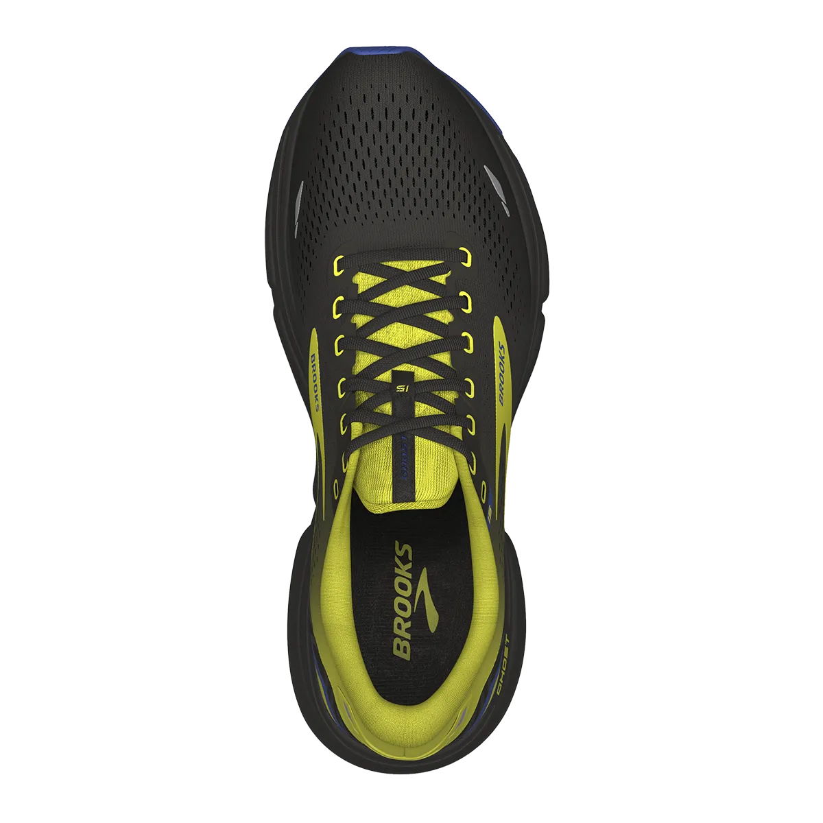 Brooks Ghost 15 - Black - Nightlife - Blue