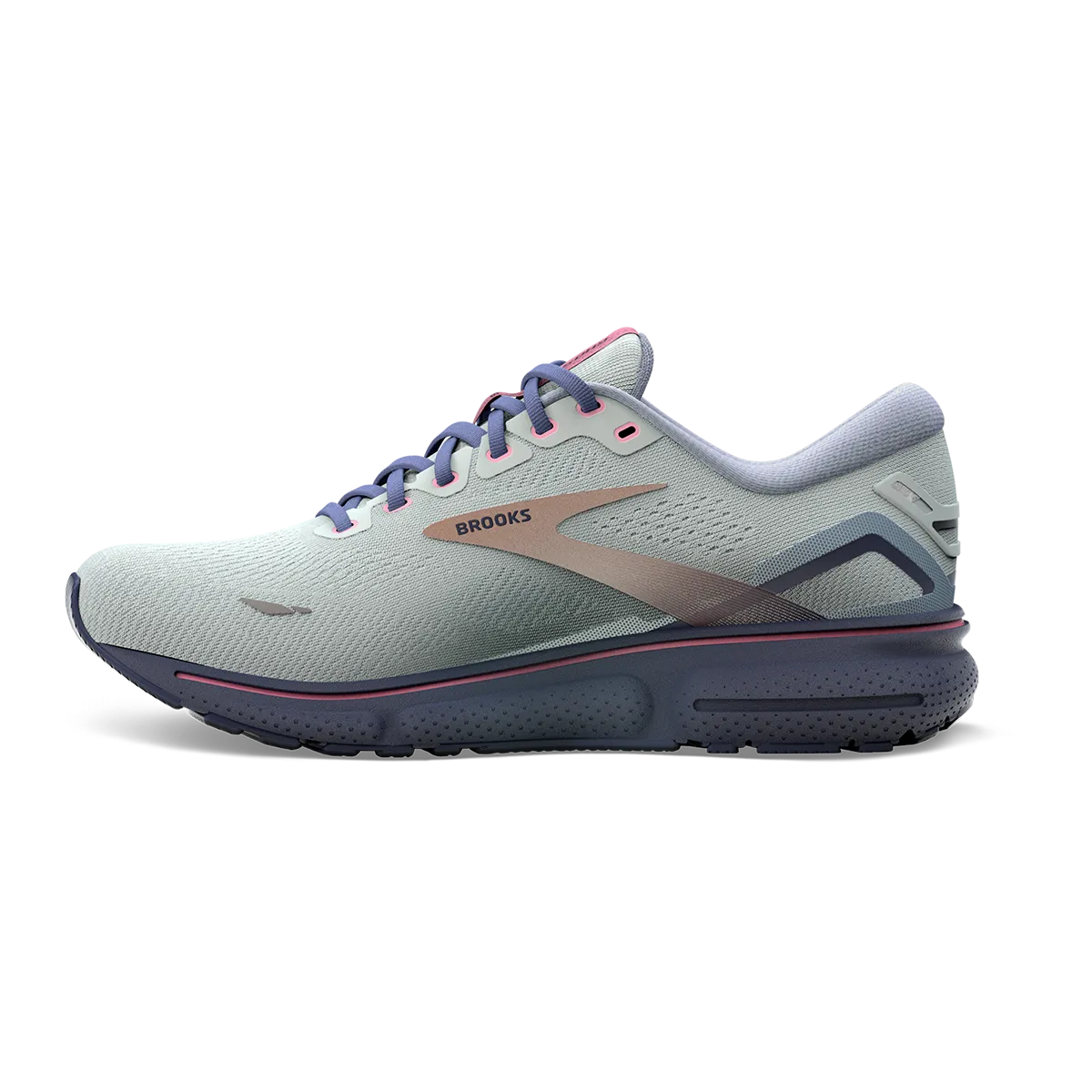 Brooks Ghost 15 - Spa Blue - Neo Pink - Copper