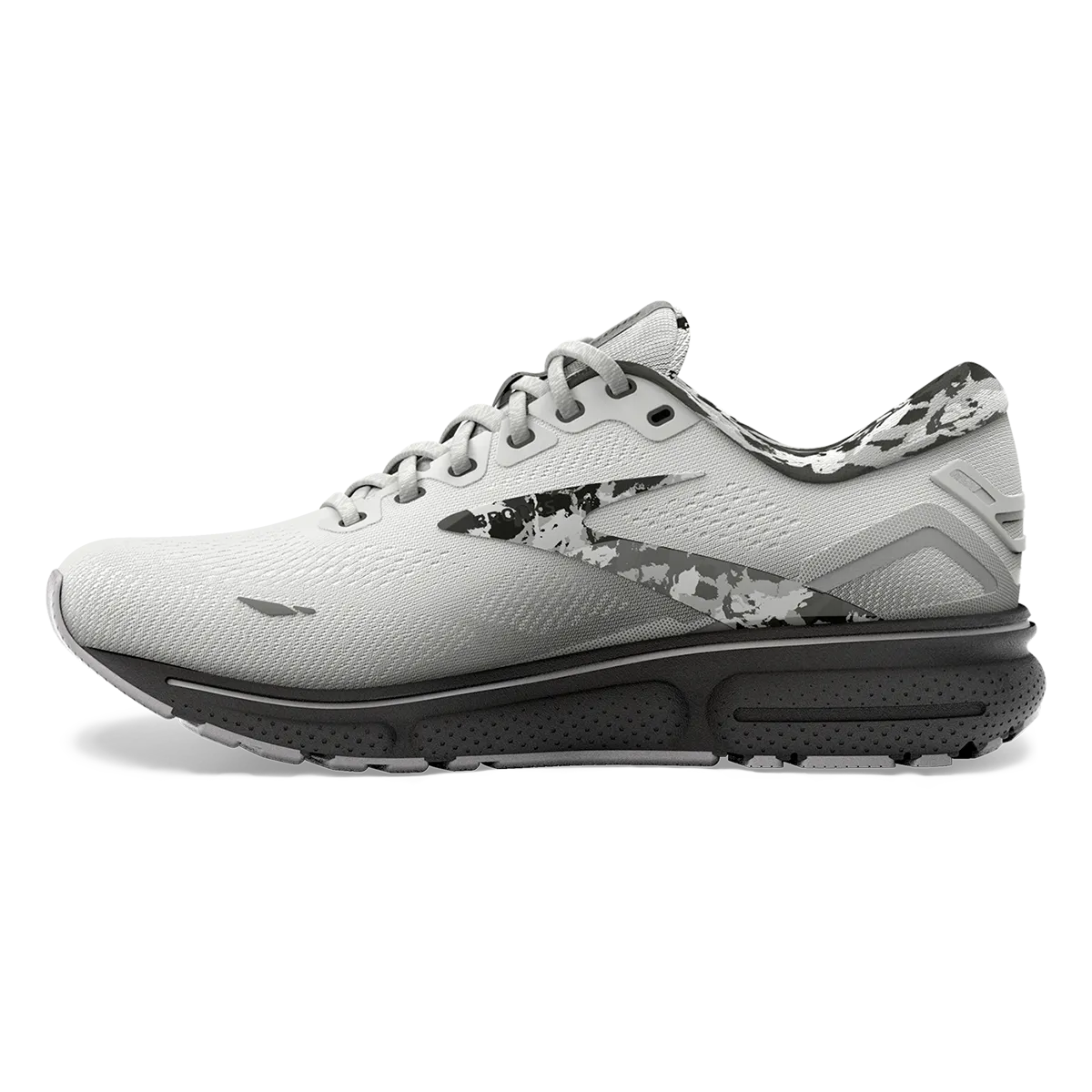 Brooks Ghost 15 - White - Ebony - Oyster