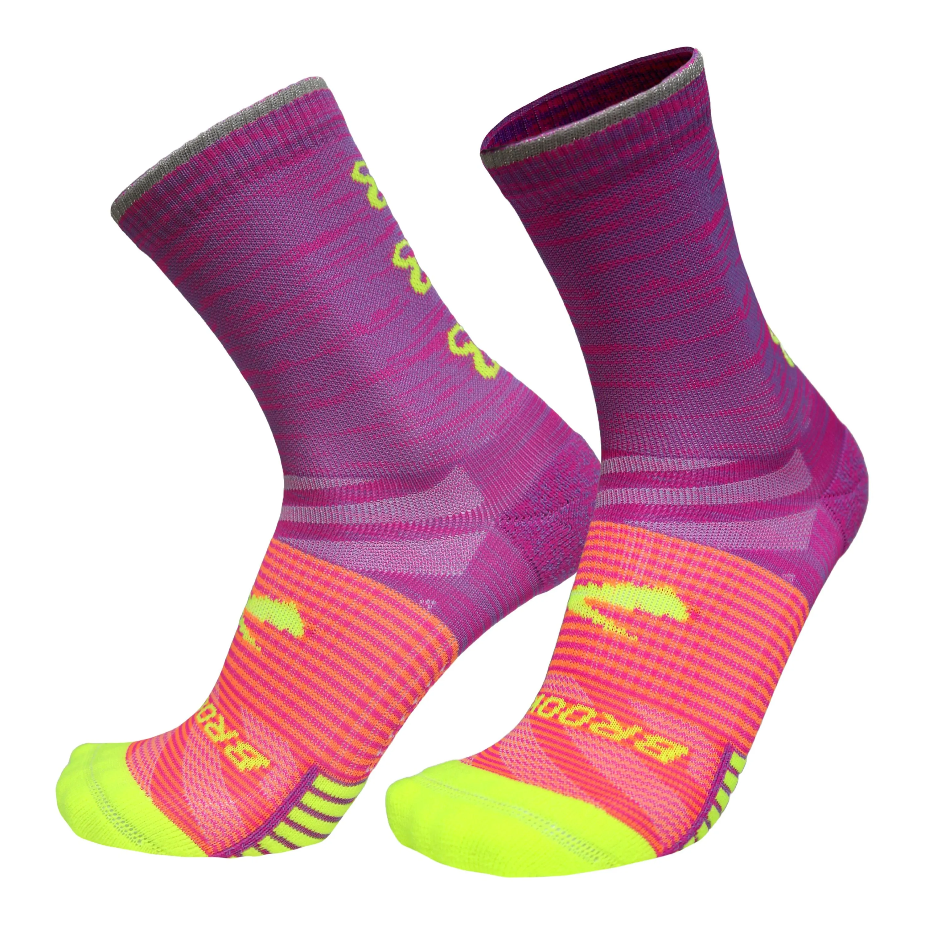 Brooks Ghost Lite Crew Socks 2-Pack Run Proud 24