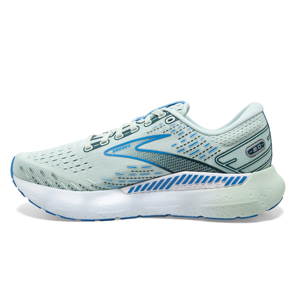 Brooks Glycerin GTS 20 Womens | Blue Glass/marina/legion Blue