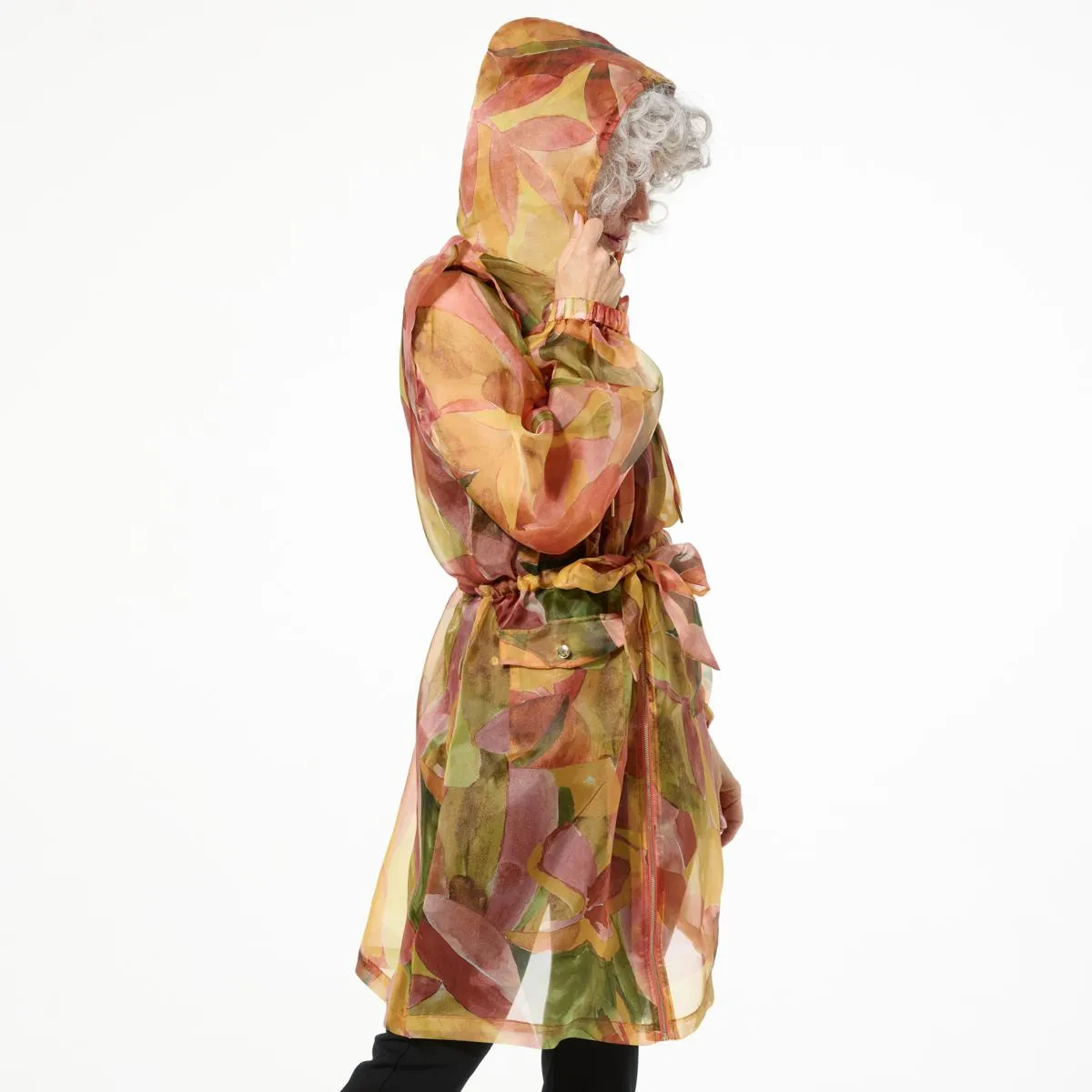      C Wonder by Christian Siriano Organza Parka     