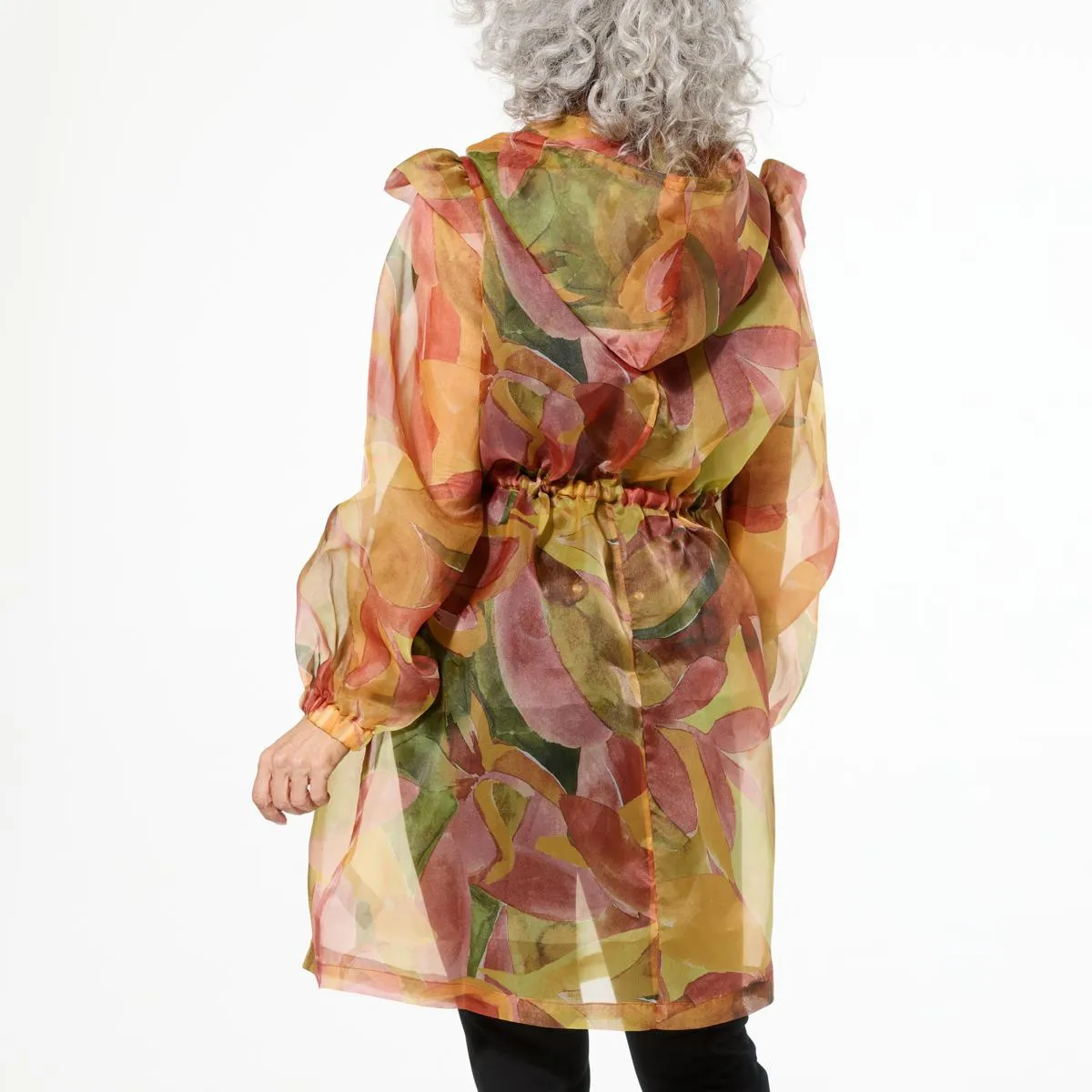      C Wonder by Christian Siriano Organza Parka     