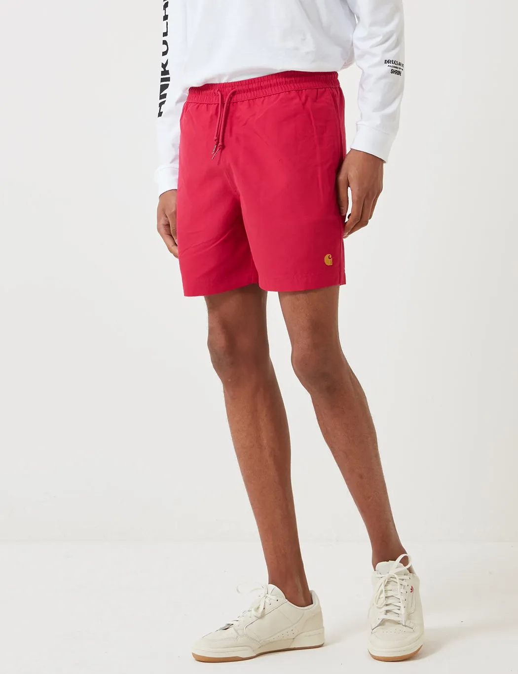 Carhartt-WIP Chase Swim Shorts - Tango