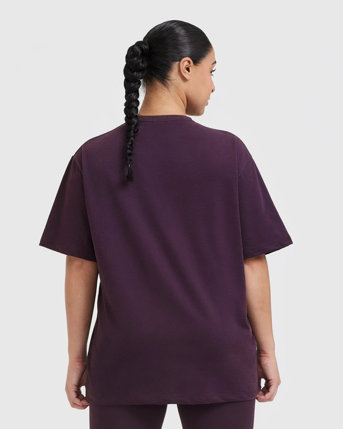 Classic Oversized Lightweight T-Shirt | Blackberry Purple