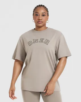 Classic Varsity Oversized Lightweight T-shirt | Minky