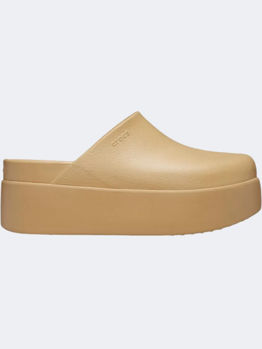 Crocs Dylan Platform Clog Women Lifestyle Slippers Wheat