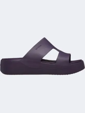 Crocs Getaway Platform H Strap Women Lifestyle Slippers Dark Iris