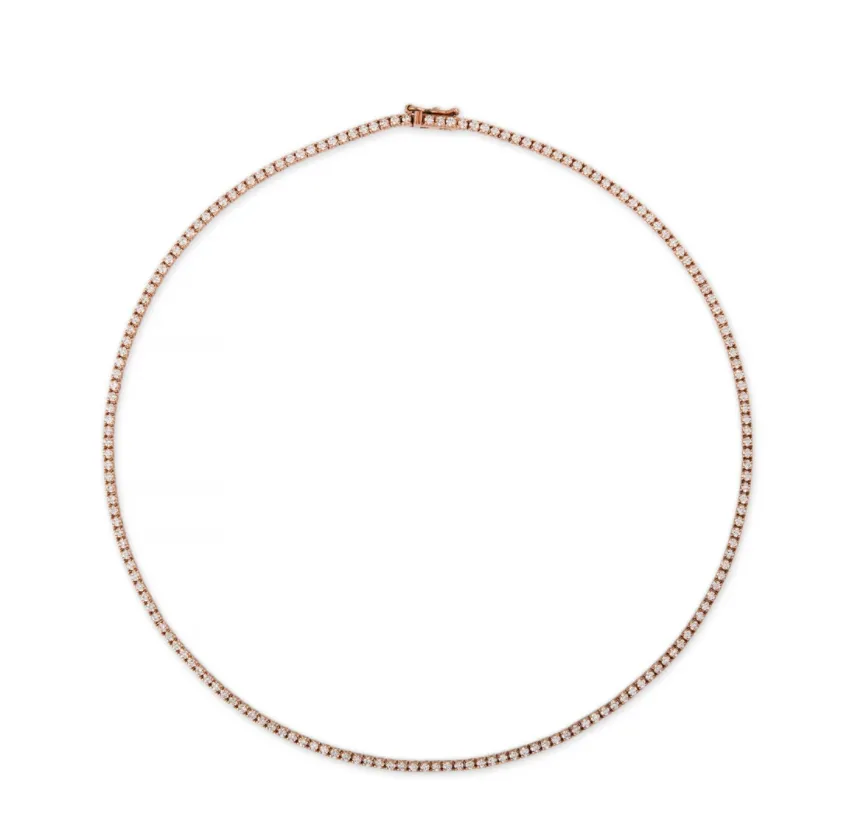 DIAMOND TENNIS TWIGGY NECKLACE