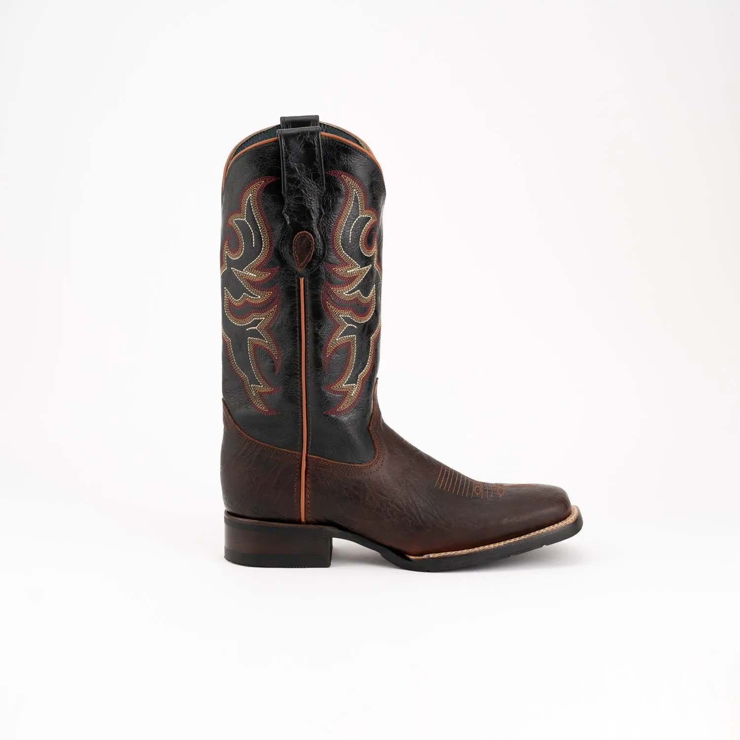 Ferrini Mens Blaze Chocolate Leather Cowboy Boots