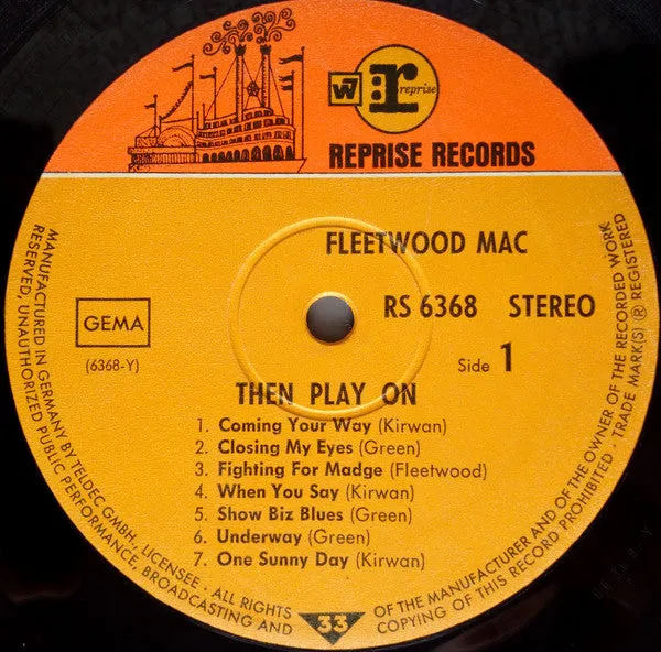 Fleetwood Mac ~ Then Play On