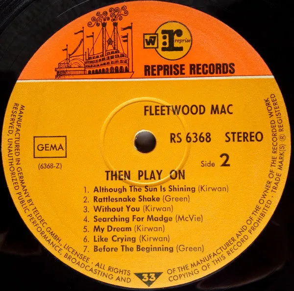 Fleetwood Mac ~ Then Play On