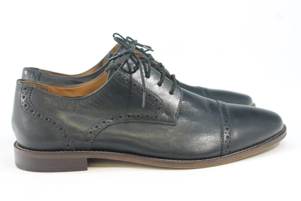 Florsheim Castellano Cap Men's Black Oxfords 12M(ZAP14632)